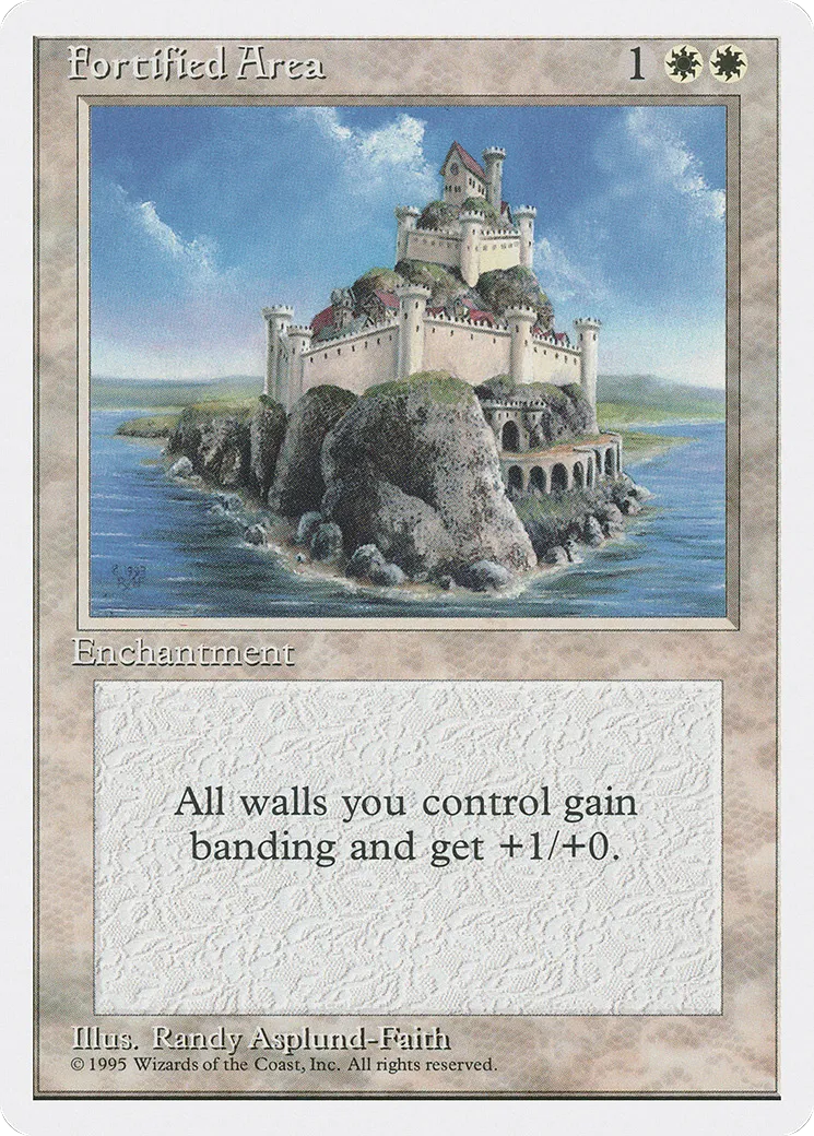 Fortified Area — Fourth Edition — Magic: The Gathering
