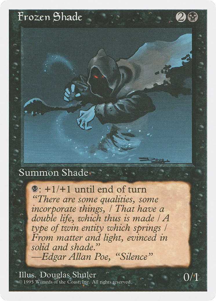 Ombre glaciale — Fourth Edition — Magic: The Gathering