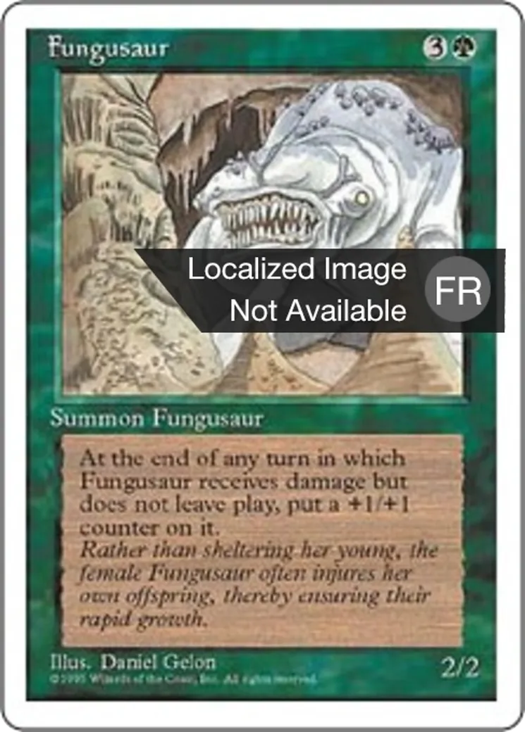 Fongosaure — Fourth Edition — Magic: The Gathering