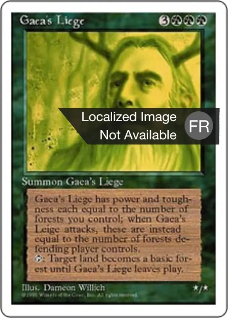 Noble féal de Gaia — Fourth Edition — Magic: The Gathering
