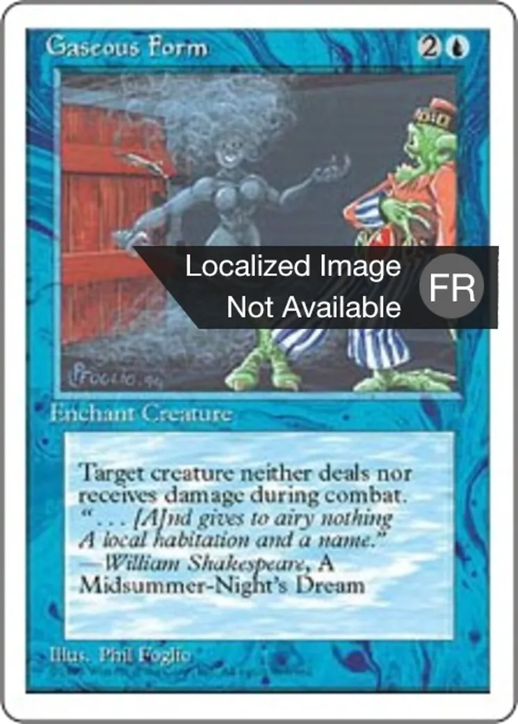 Forme gazeuse — Fourth Edition — Magic: The Gathering