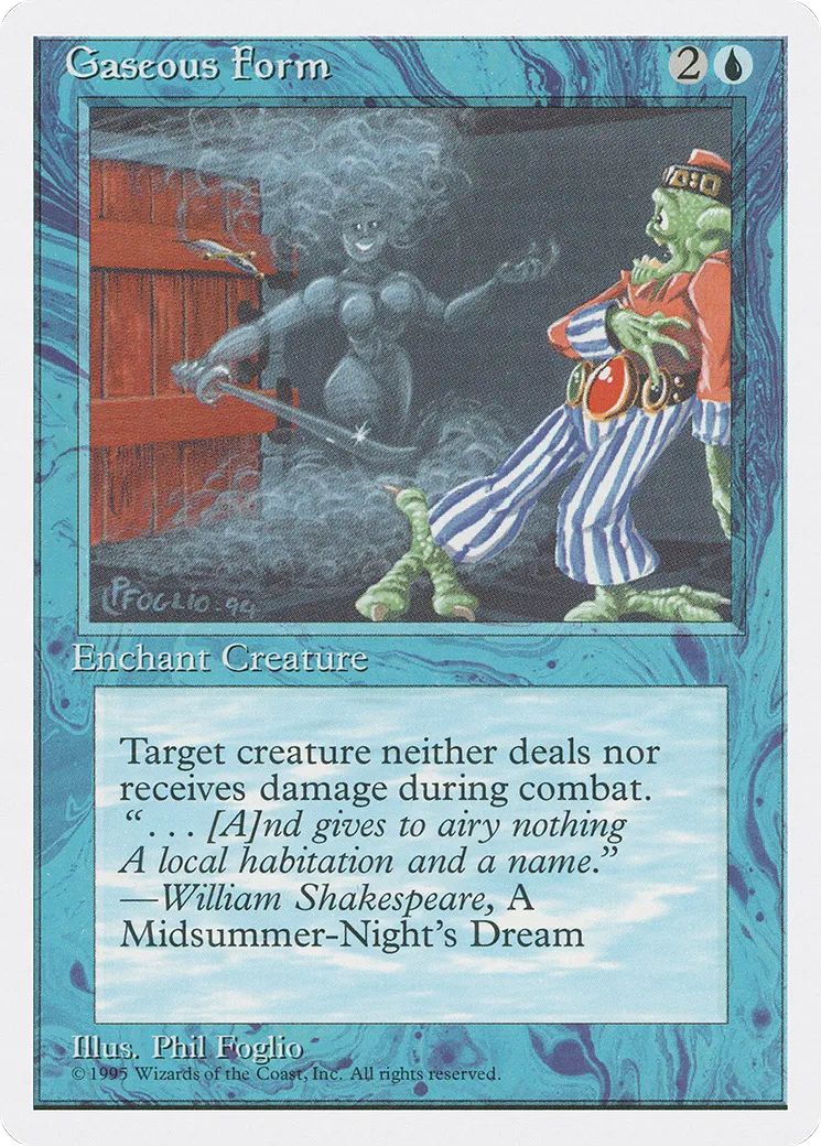 Gaseous Form — Fourth Edition — Magic: The Gathering