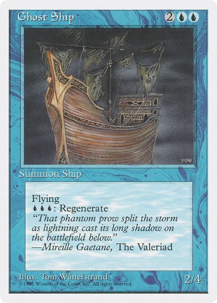 Navire fantôme — Fourth Edition — Magic: The Gathering