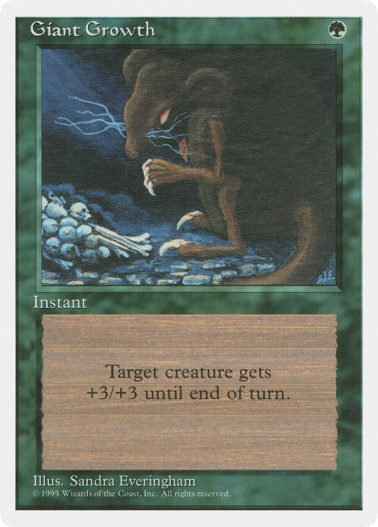 Croissance gigantesque — Fourth Edition — Magic: The Gathering