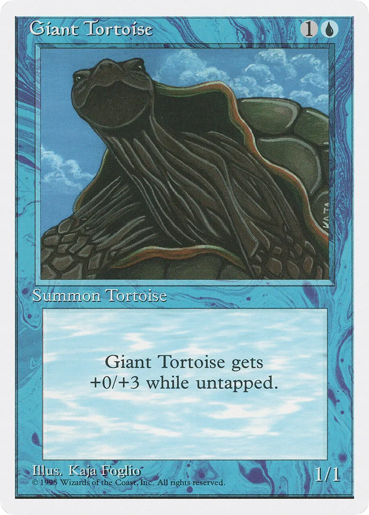 Tortue marine géante — Fourth Edition — Magic: The Gathering