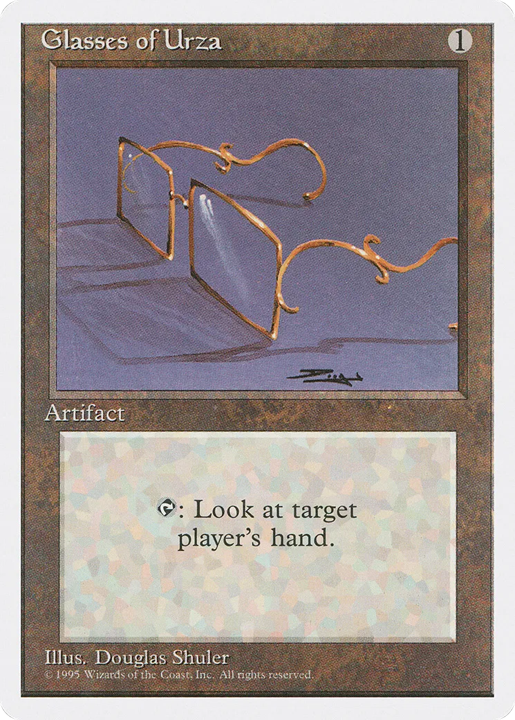 Glasses of Urza — Fourth Edition — Magic: The Gathering