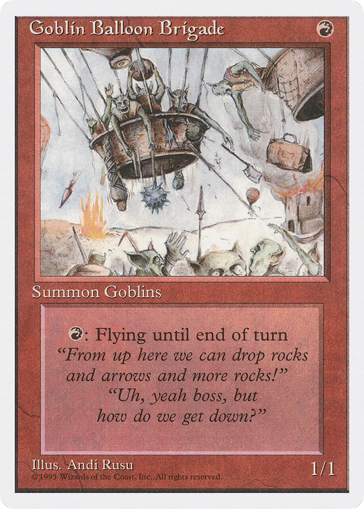 Aérostiers gobelins — Fourth Edition — Magic: The Gathering