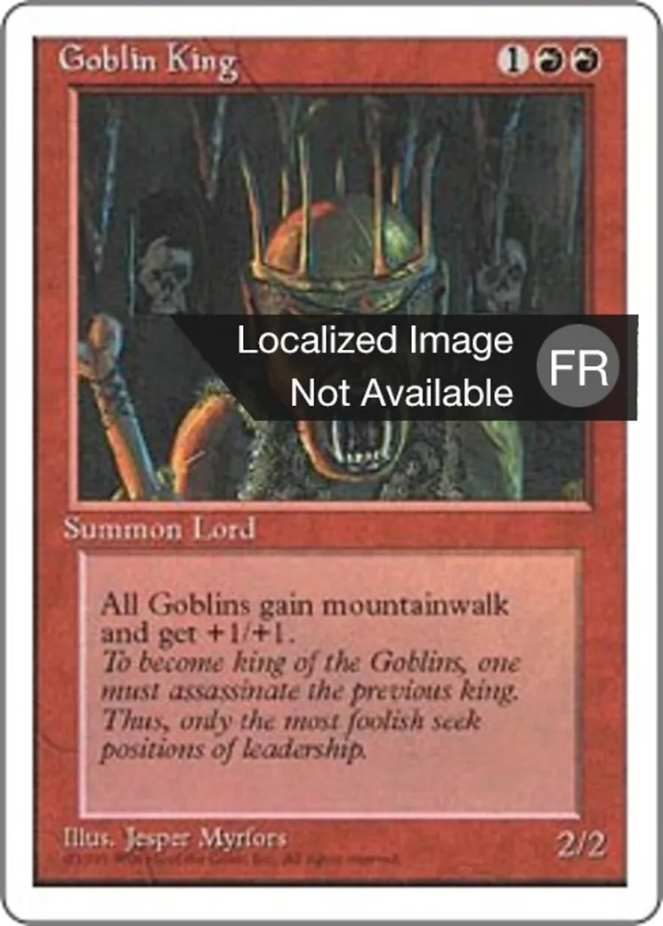 Roi des gobelins — Fourth Edition — Magic: The Gathering