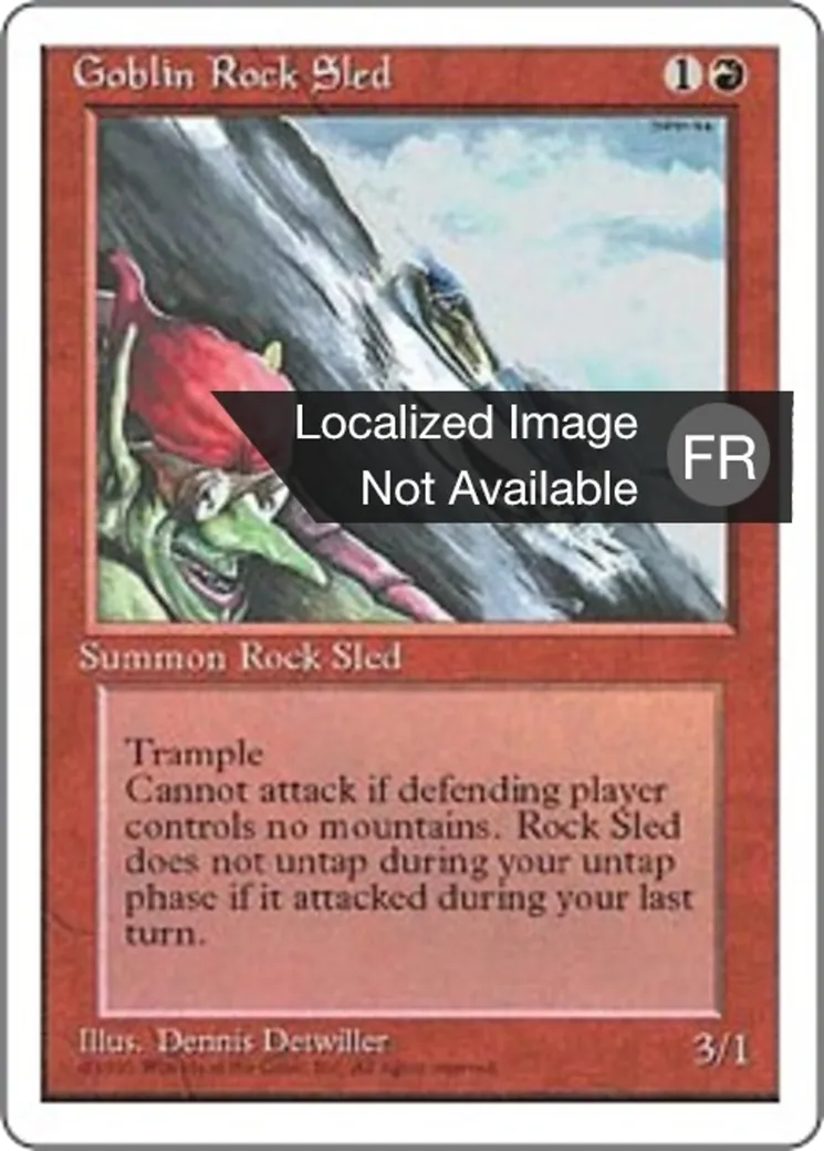Luge des gobelins — Fourth Edition — Magic: The Gathering