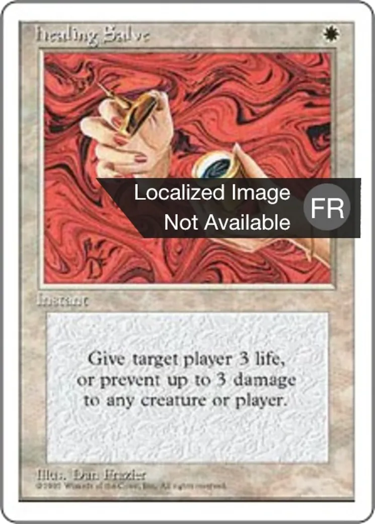 Onguent de soins — Fourth Edition — Magic: The Gathering