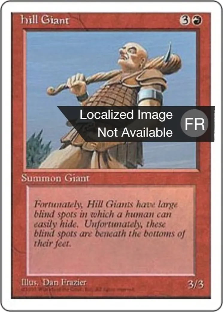 Géant des collines — Fourth Edition — Magic: The Gathering