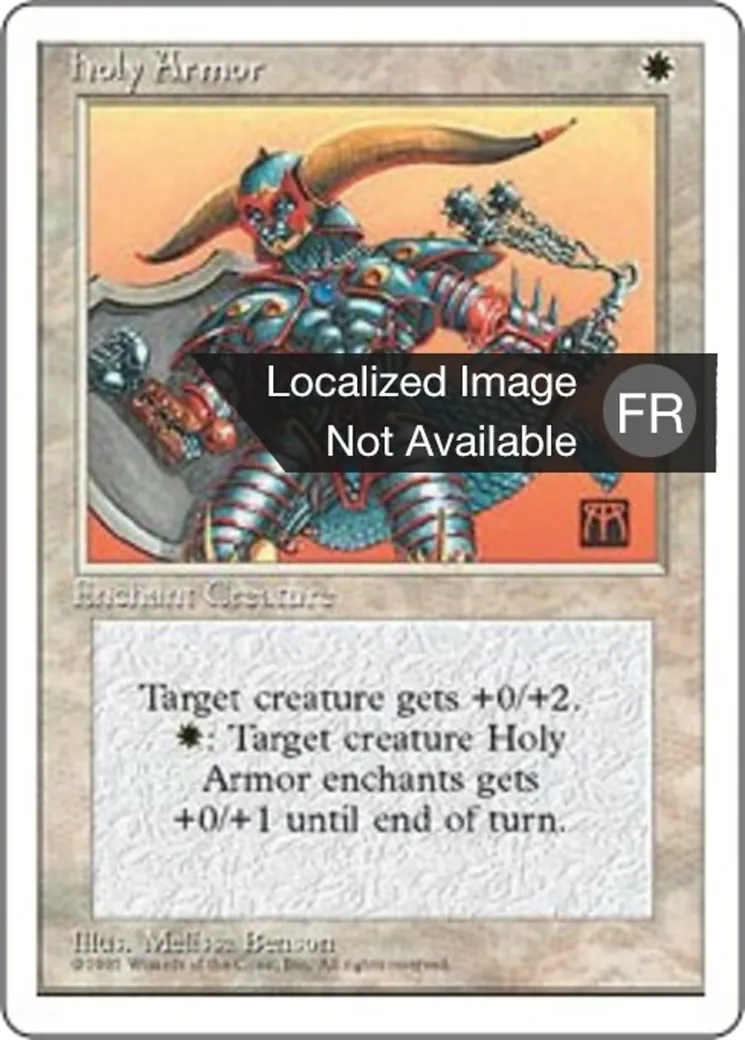 Armure sacrée — Fourth Edition — Magic: The Gathering