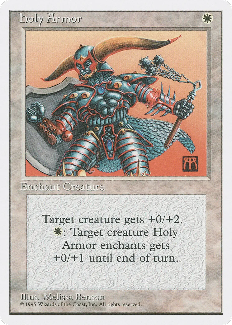 Armure sacrée — Fourth Edition — Magic: The Gathering