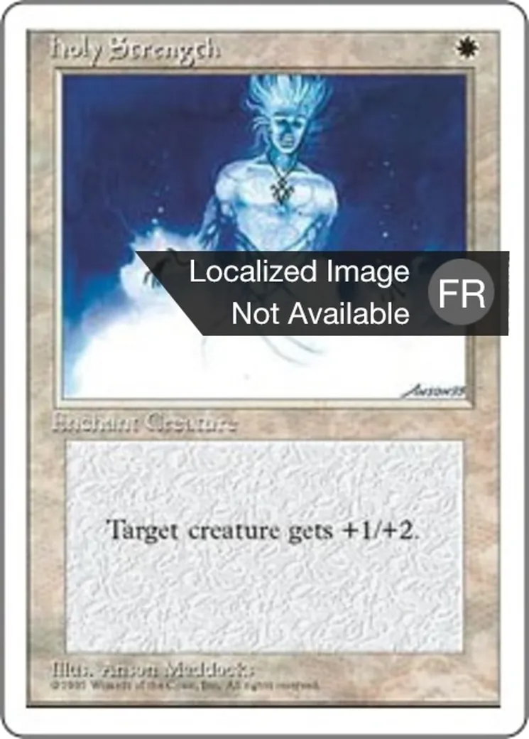 Force sacrée — Fourth Edition — Magic: The Gathering