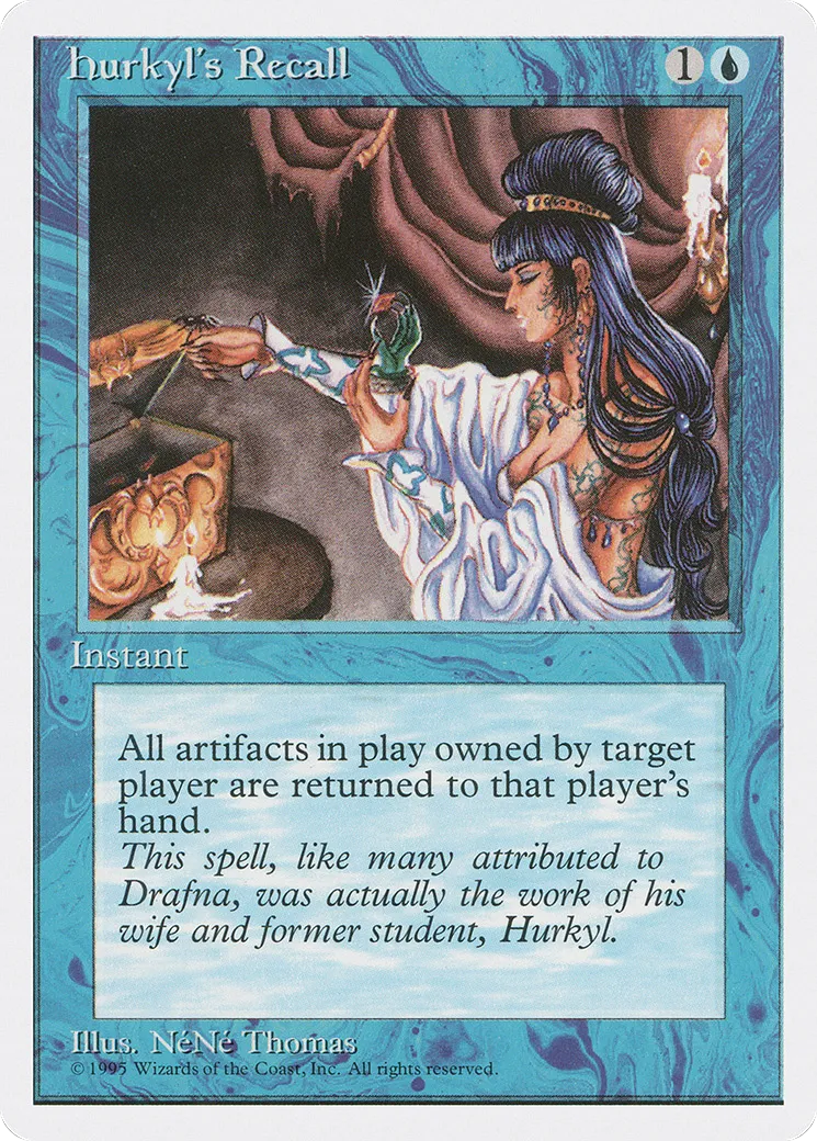 Hurkyl's Recall — Fourth Edition — Magic: The Gathering