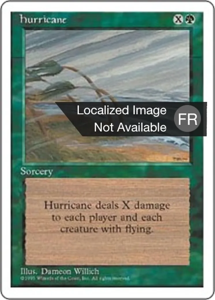 Ouragan — Fourth Edition — Magic: The Gathering