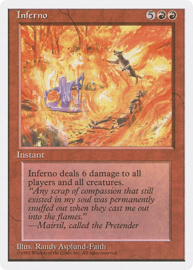 Inferno — Fourth Edition — Magic: The Gathering
