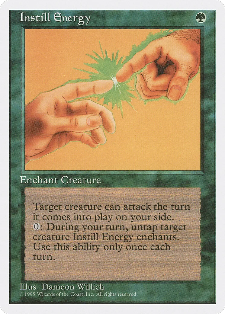 Instill Energy — Fourth Edition — Magic: The Gathering