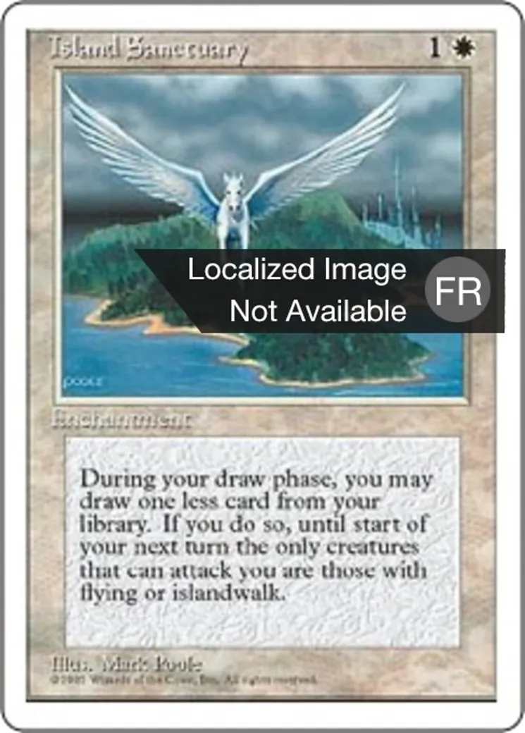 Ile sanctuaire — Fourth Edition — Magic: The Gathering
