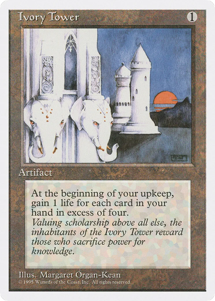 Ivory Tower — Fourth Edition — Magic: The Gathering