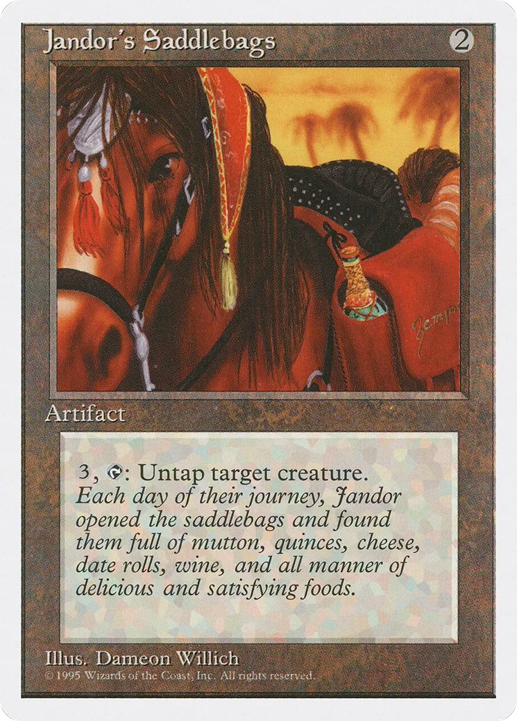 Jandor's Saddlebags — Fourth Edition — Magic: The Gathering