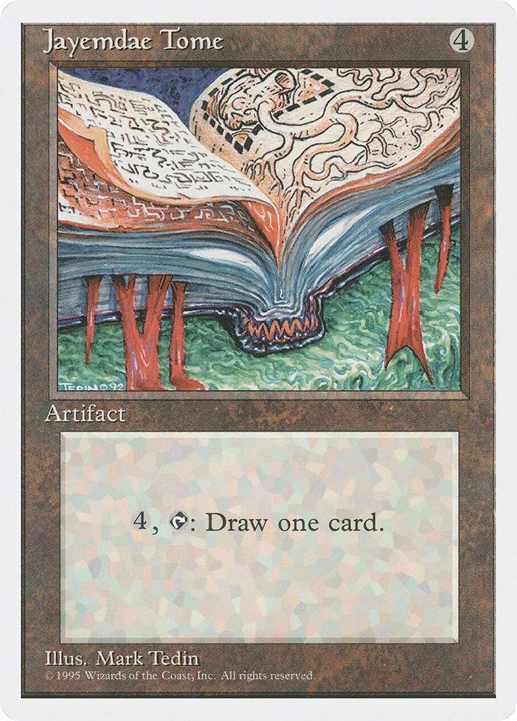 Jayemdae Tome from Fourth Edition - Magic: The Gathering
