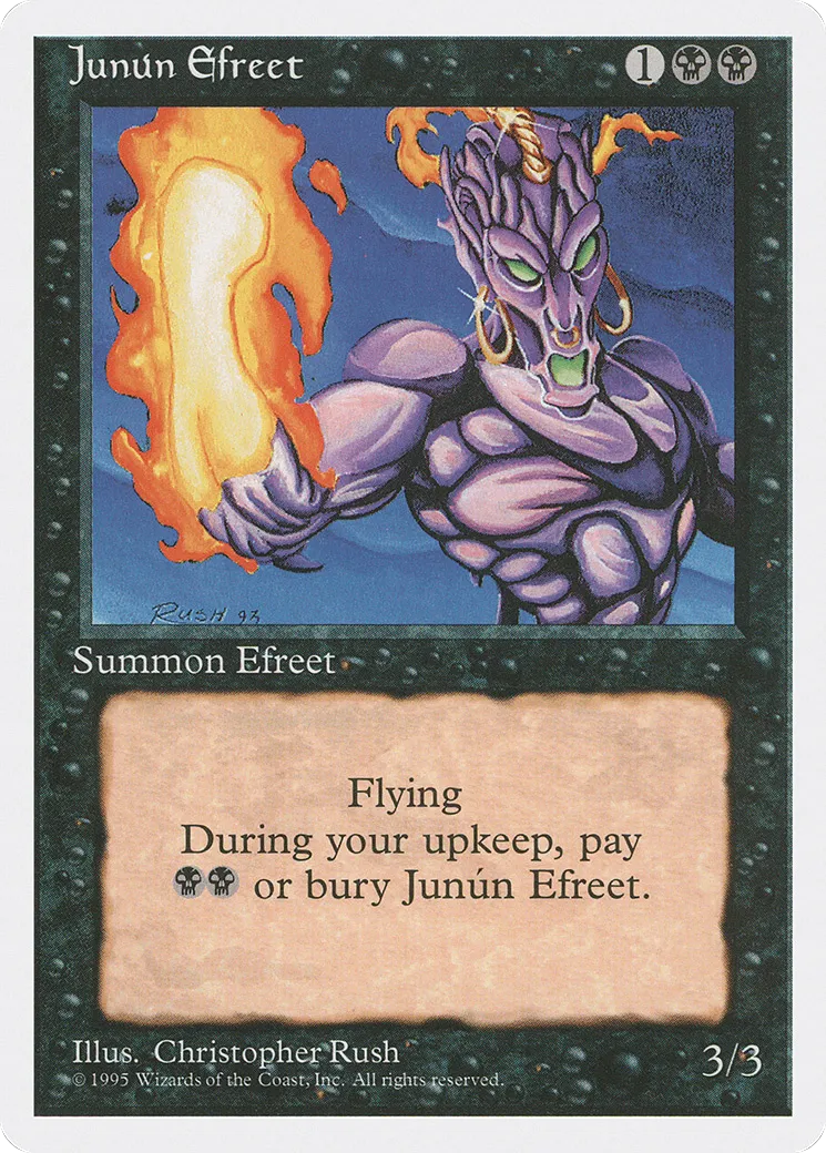 Éfrit djunúnide — Fourth Edition — Magic: The Gathering