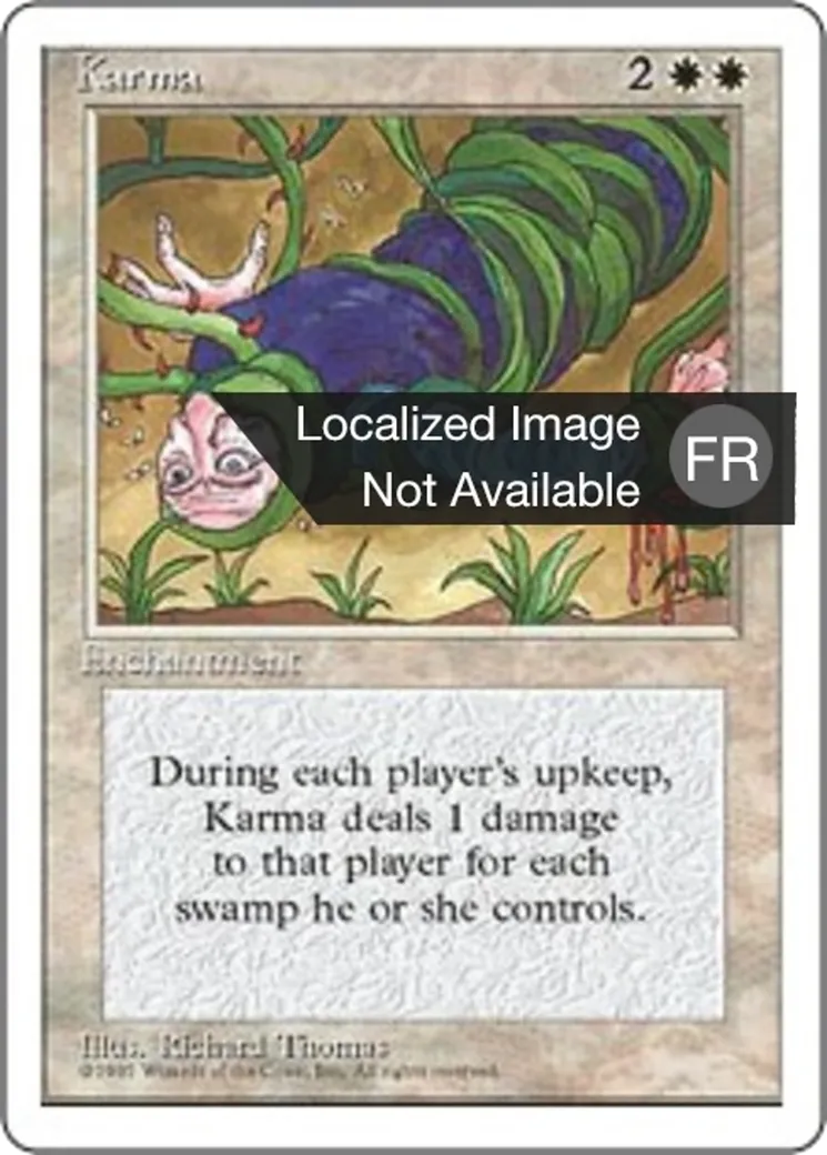 Karma — Fourth Edition — Magic: The Gathering