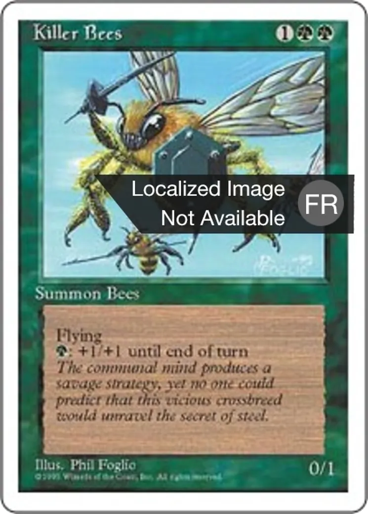Abeilles tueuses — Fourth Edition — Magic: The Gathering
