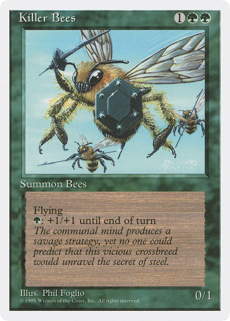 Killer Bees — Fourth Edition — Magic: The Gathering