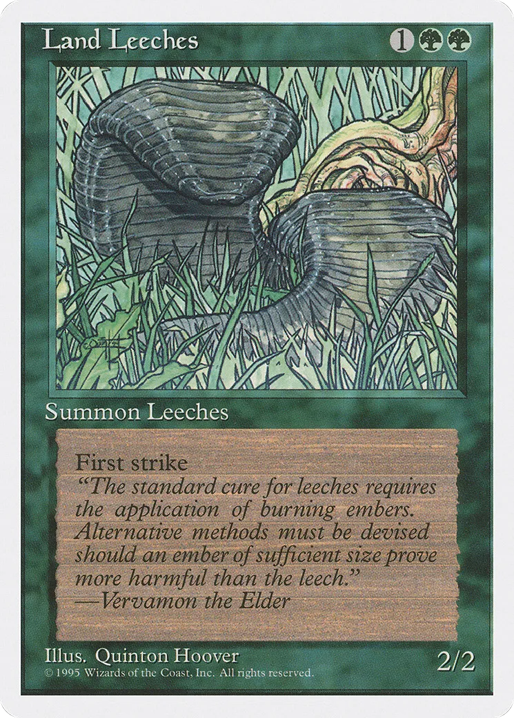 Sangsues terrestres — Fourth Edition — Magic: The Gathering