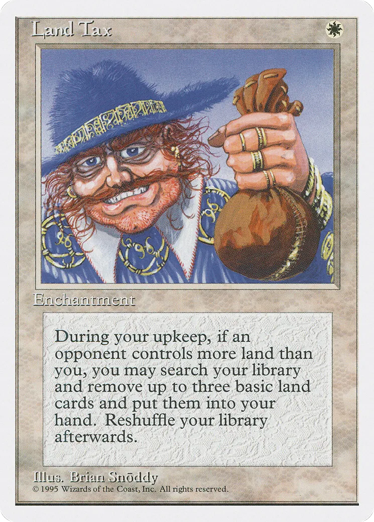 Land Tax — Fourth Edition — Magic: The Gathering