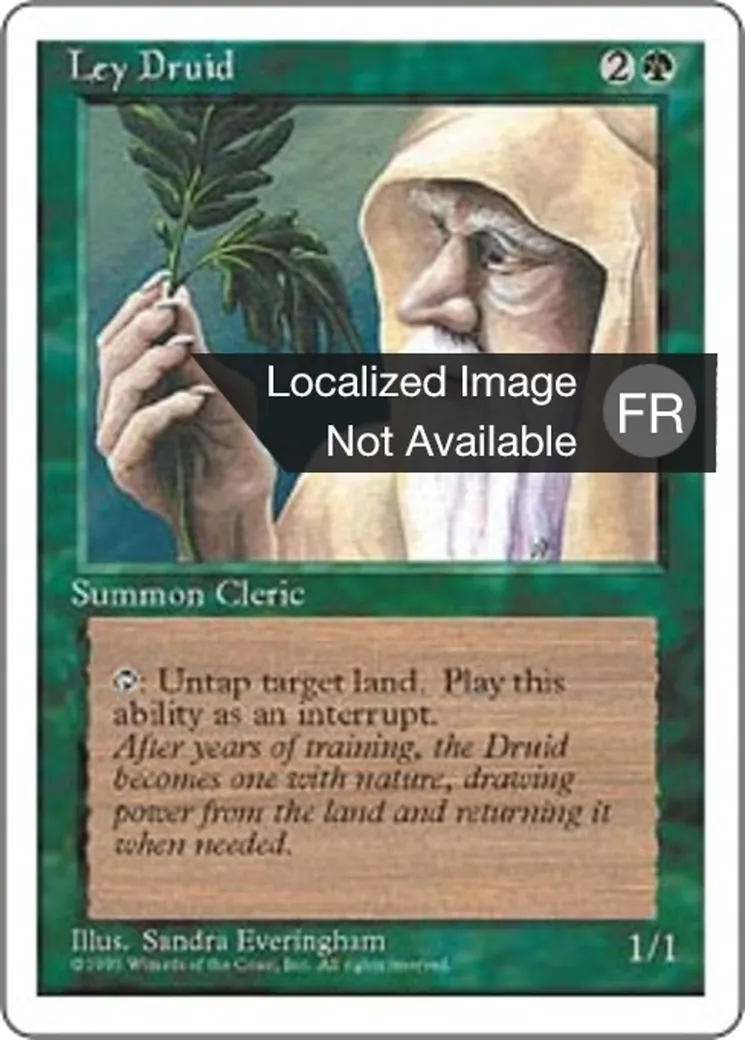 Druide des leys — Fourth Edition — Magic: The Gathering
