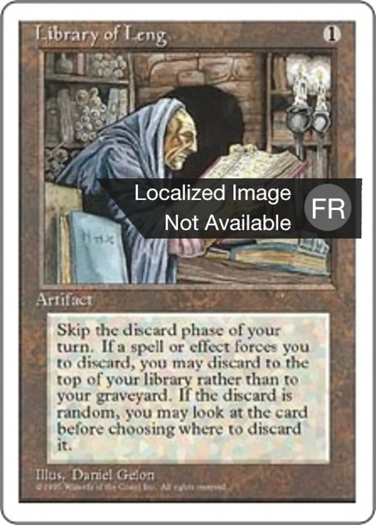 Bibliothèque de Leng — Fourth Edition — Magic: The Gathering