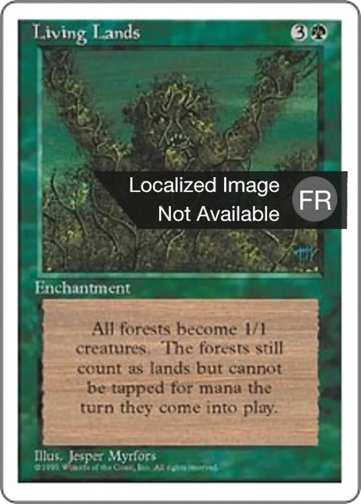 Terres vivantes — Fourth Edition — Magic: The Gathering