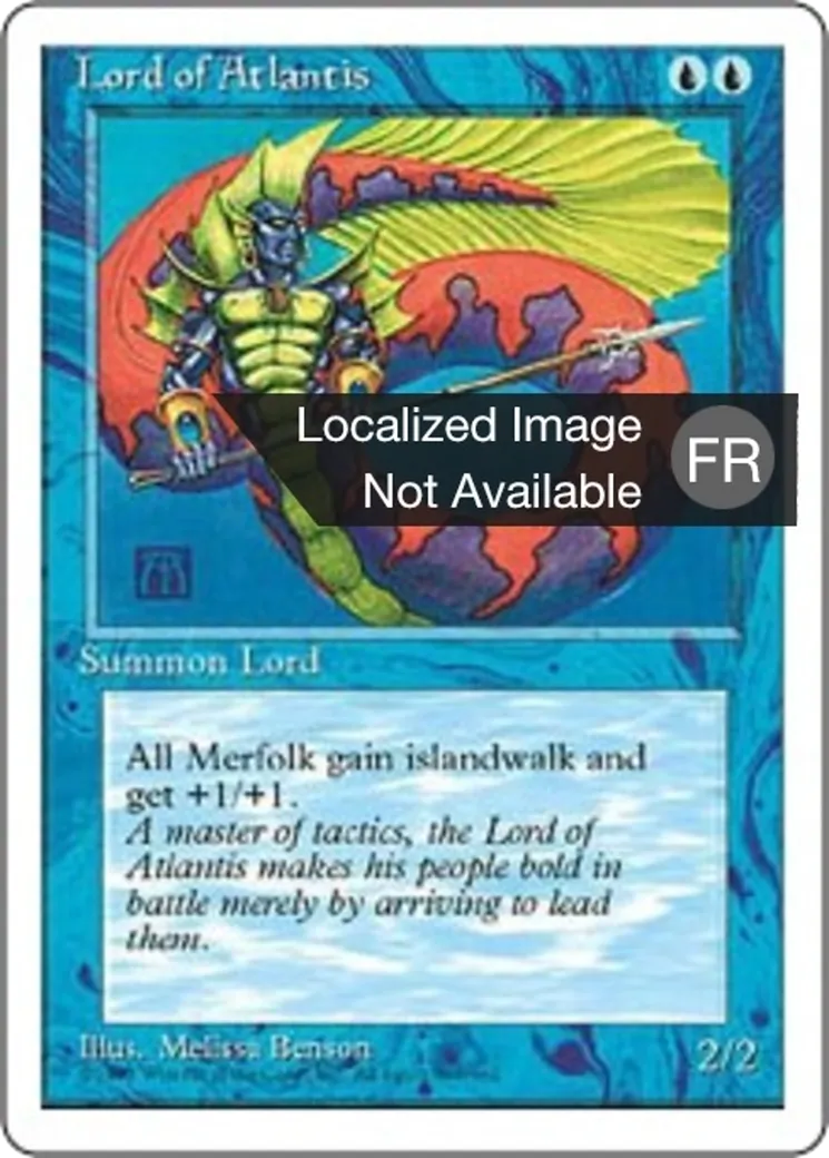 Seigneur de l'Atlantide — Fourth Edition — Magic: The Gathering
