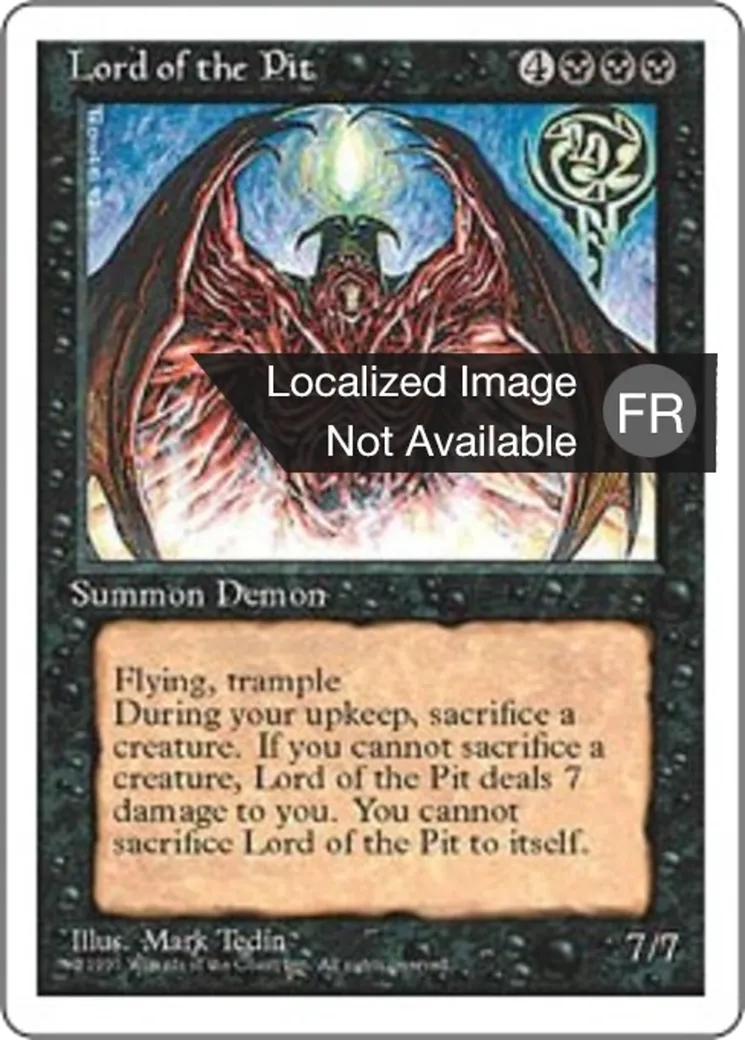 Lige de la fosse — Fourth Edition — Magic: The Gathering