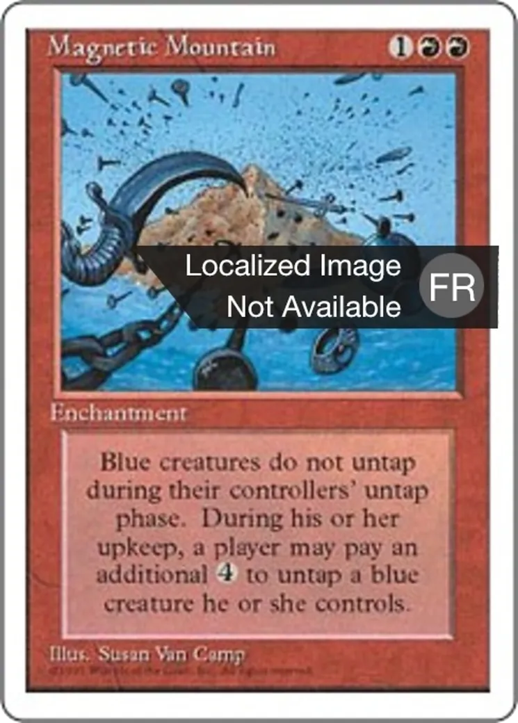 Montagne magnétique — Fourth Edition — Magic: The Gathering
