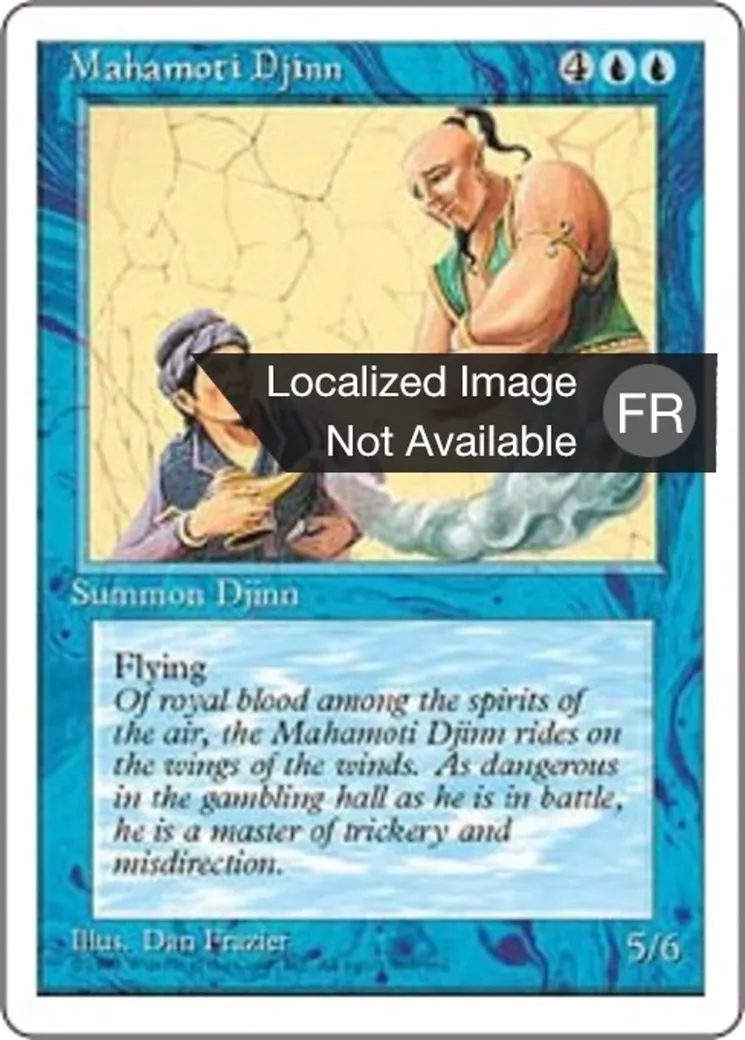 Djinn mahâmot — Fourth Edition — Magic: The Gathering