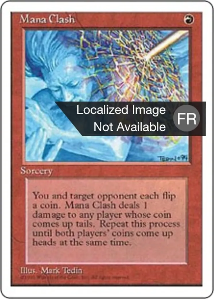 Choc de mana — Fourth Edition — Magic: The Gathering