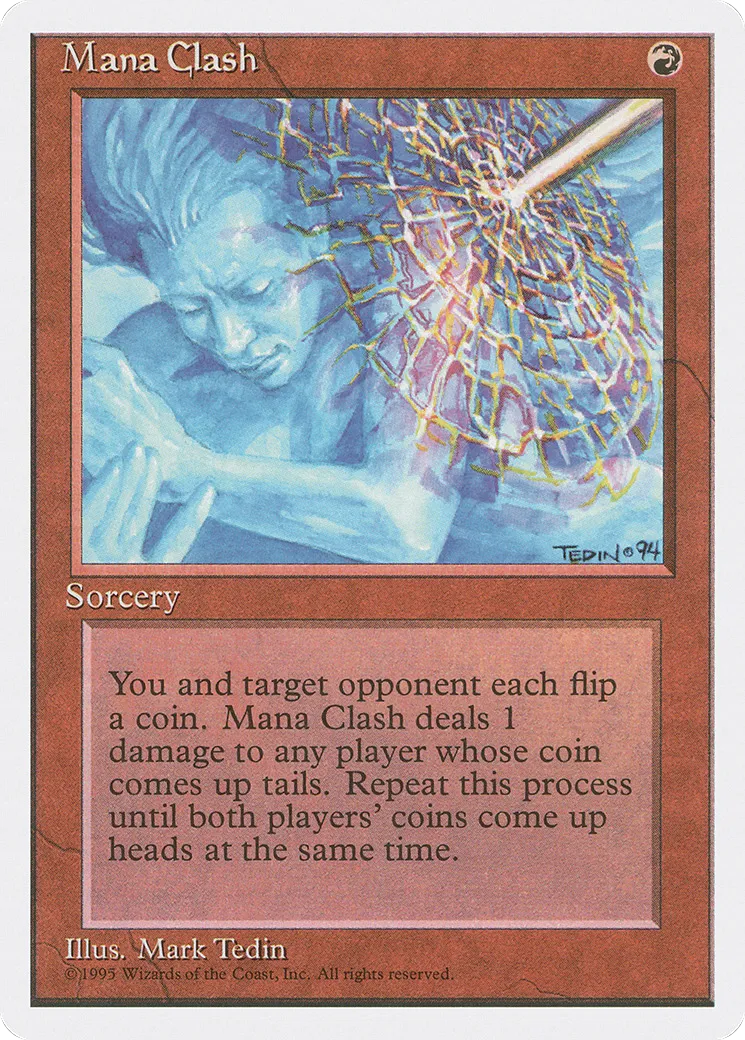 Choc de mana — Fourth Edition — Magic: The Gathering