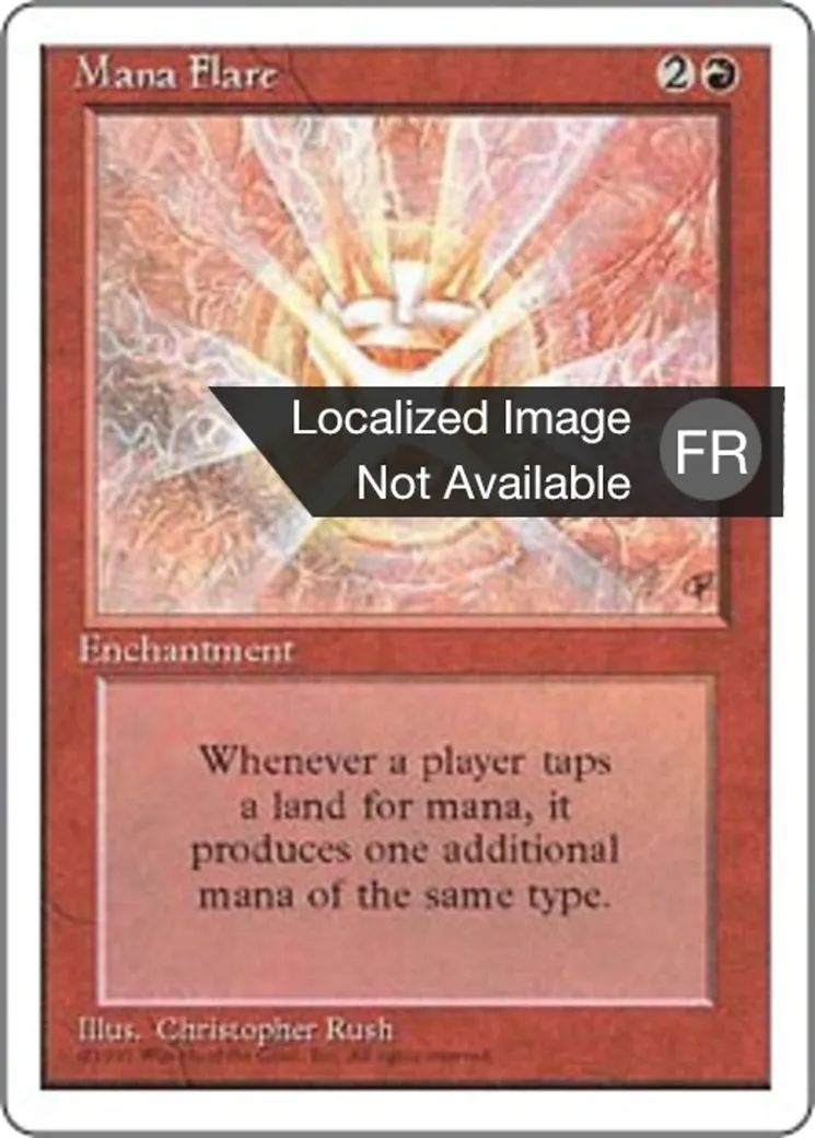 Flamboiement de mana — Fourth Edition — Magic: The Gathering