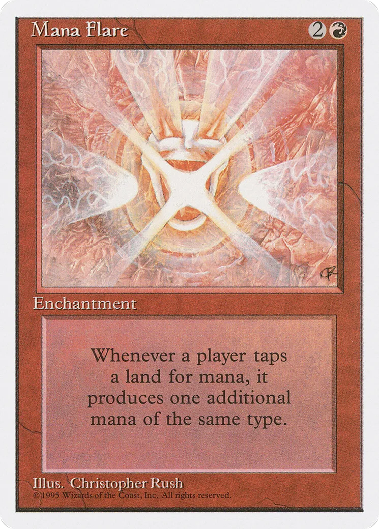 Mana Flare — Fourth Edition — Magic: The Gathering