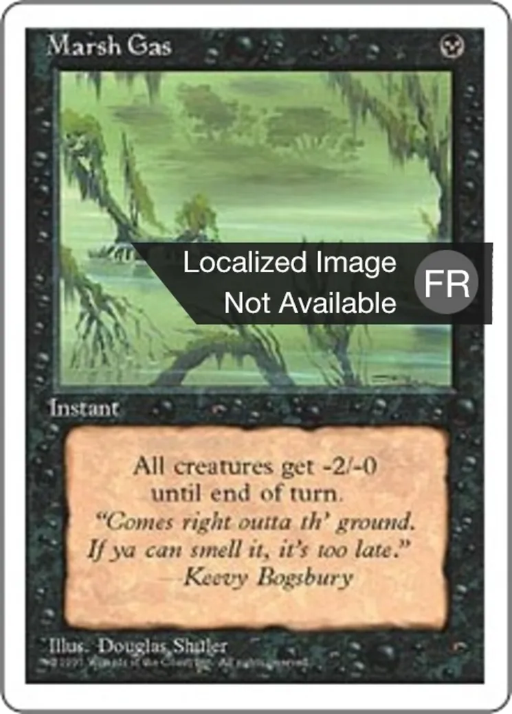 Gaz des marais — Fourth Edition — Magic: The Gathering