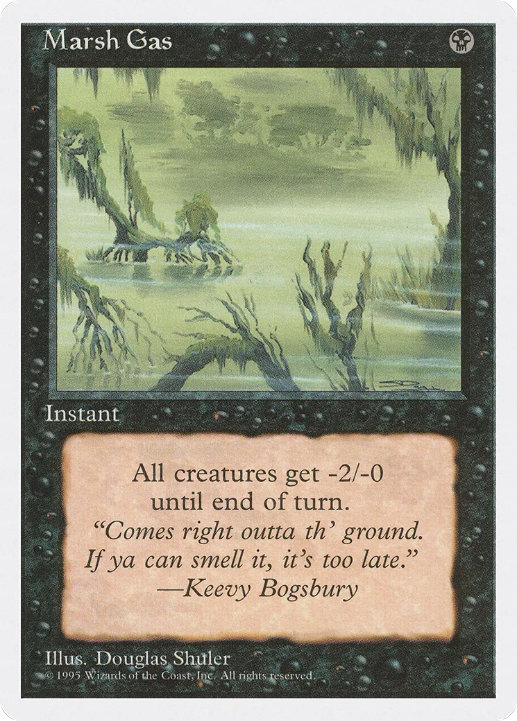 Marsh Gas — Fourth Edition — Magic: The Gathering