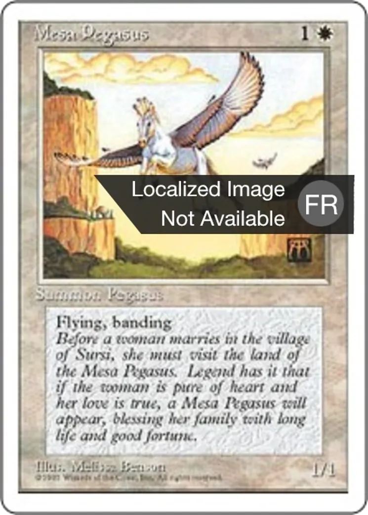 Pégase de Mesa — Fourth Edition — Magic: The Gathering