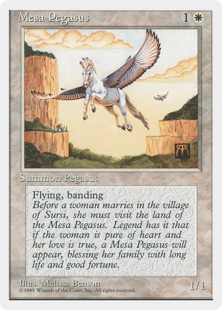Pégase de Mesa — Fourth Edition — Magic: The Gathering