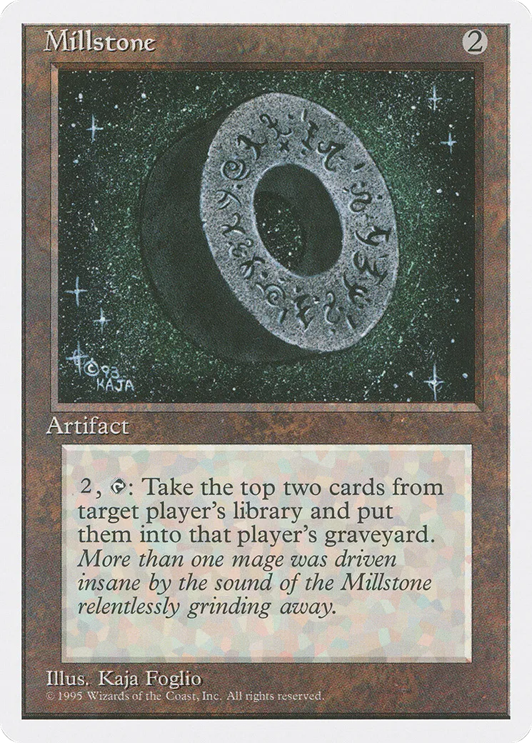 Millstone — Fourth Edition — Magic: The Gathering