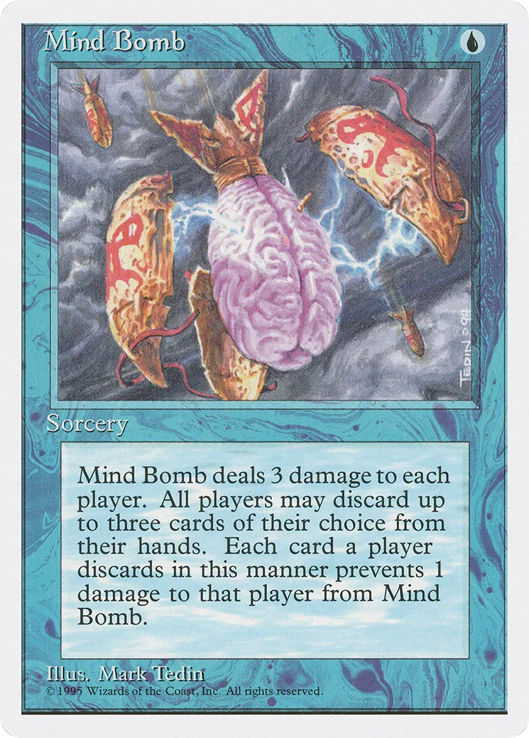 Bombe cérébrale — Fourth Edition — Magic: The Gathering