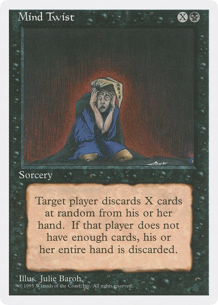 Mind Twist — Fourth Edition — Magic: The Gathering